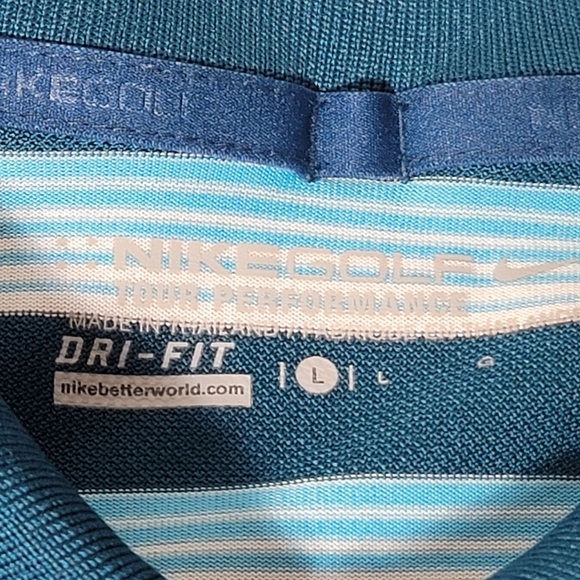 Nike Golf Tour Performance Mens Polo Shirt Size Large B7 - Picture 7 of 8